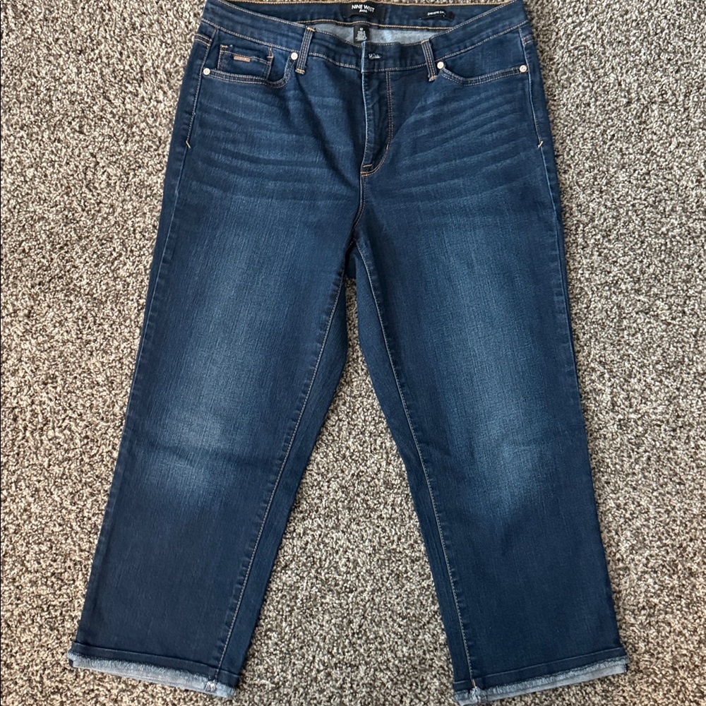 Nine West Chrystie Capri Jeans Size 12